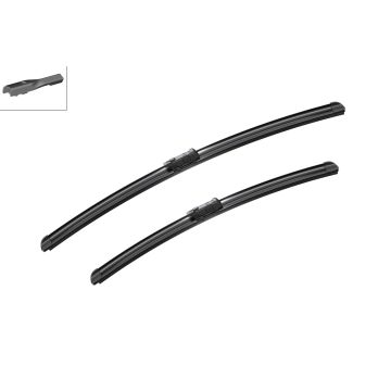 Bosch 3397007698 2x Wiper Blades (Pair) Flat / Aero type