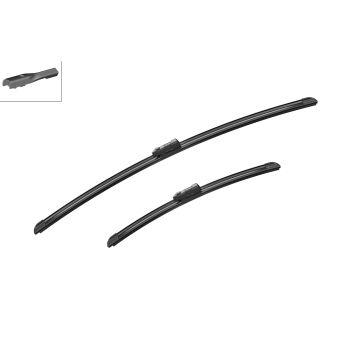 Bosch 3397014350 2x Wiper Blades (Pair) Flat / Aero type