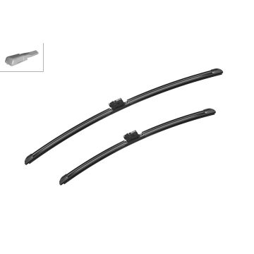 Bosch 3397014205 2x Wiper Blades (Pair) Flat / Aero type