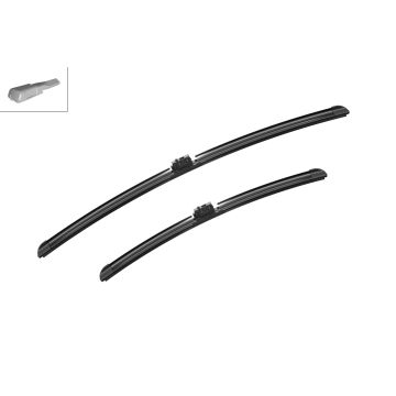 Bosch 3397014207 2x Wiper Blades (Pair) Flat / Aero type
