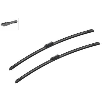 Bosch 3397014351 2x Wiper Blades (Pair) Flat / Aero type