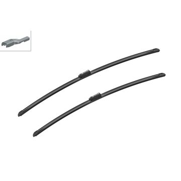 Bosch 3397014353 2x Wiper Blades (Pair) Flat / Aero type