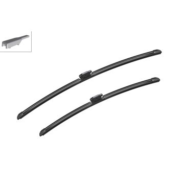 Bosch 3397014495 2x Wiper Blades (Pair) Flat / Aero type