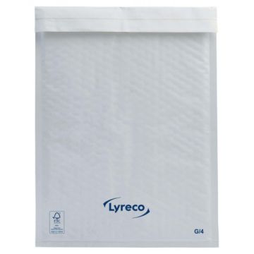 Lyreco 12949908 White Bubble Envelope 340x240 X100