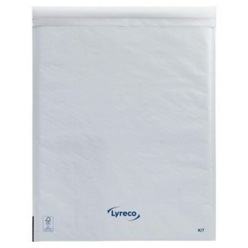 Lyreco 12949921 White Bubble Envelope 350x470 X50