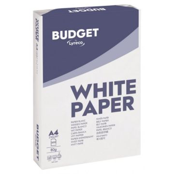 Lyreco 159543 White A4 Copier Paper 5x500 Sheets