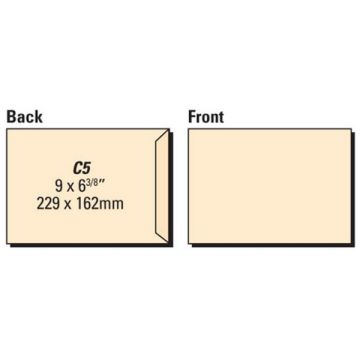 Lyreco 712215 Manilla C5 Envelopes 80gsm X500
