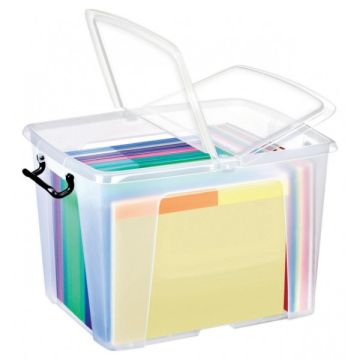 Lyreco 4263106 Clear Storage Box 500x395x320 40ltr