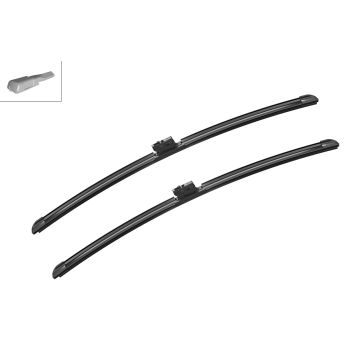 Bosch 3397009844 2x Wiper Blades (Pair) Flat / Aero type