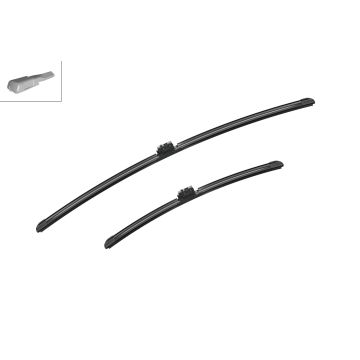 Bosch 3397014180 2x Wiper Blades (Pair) Flat / Aero type