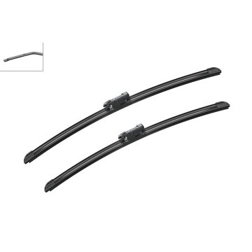 Bosch 3397014530 2x Wiper Blades (Pair) Flat / Aero type