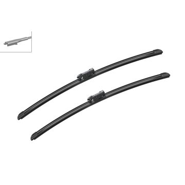 Bosch 3397014531 2x Wiper Blades (Pair) Flat / Aero type