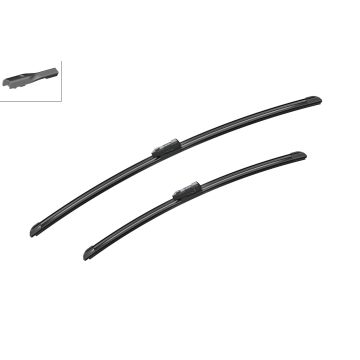 Bosch 3397014622 2x Wiper Blades (Pair) Flat / Aero type