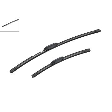 Bosch 3397014819 2x Wiper Blades (Pair) Flat / Aero type