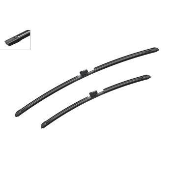 Bosch 3397014728 2x Wiper Blades (Pair) Flat / Aero type