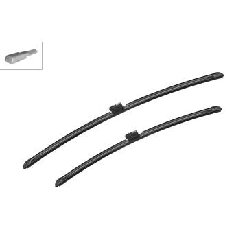 Bosch 3397014833 2x Wiper Blades (Pair) Flat / Aero type