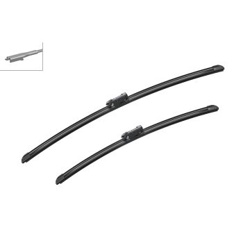 Bosch 339701400U 2x Wiper Blades (Pair) Flat / Aero type