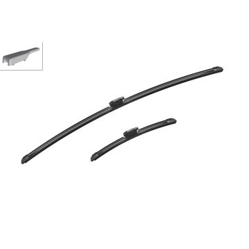 Bosch 3397014827 2x Wiper Blades (Pair) Flat / Aero type