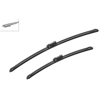 Bosch 3397014852 2x Wiper Blades (Pair) Flat / Aero type