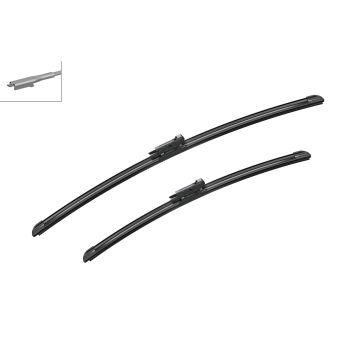 Bosch 3397014775 2x Wiper Blades (Pair) Flat / Aero type