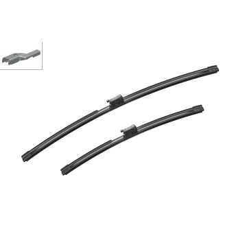 Bosch 3397110008 2x Wiper Blades (Pair) Flat / Aero type