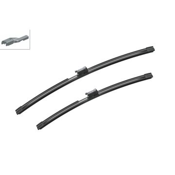 Bosch 3397110009 2x Wiper Blades (Pair) Flat / Aero type