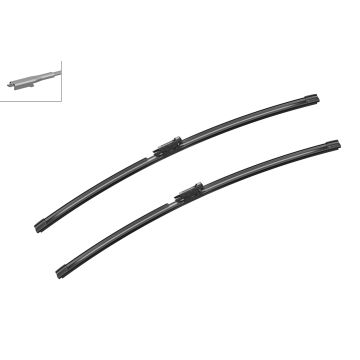 Bosch 339711000A 2x Wiper Blades (Pair) Flat / Aero type