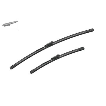 Bosch 339711000C 2x Wiper Blades (Pair) Flat / Aero type