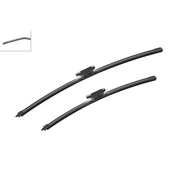 Bosch 3397014682 2x Wiper Blades (Pair) Flat / Aero type