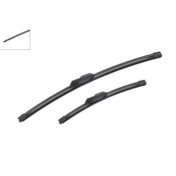 Bosch 3397014920 2x Wiper Blades (Pair) Flat / Aero type