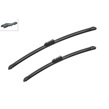 Bosch 3397014945 2x Wiper Blades (Pair) Flat / Aero type