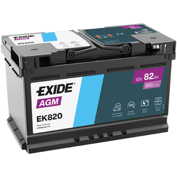 Exide EK820 AGM Car Battery