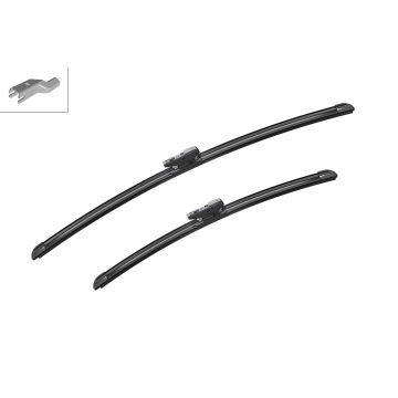 Bosch 3397014399 2x Wiper Blades (Pair) Flat / Aero type