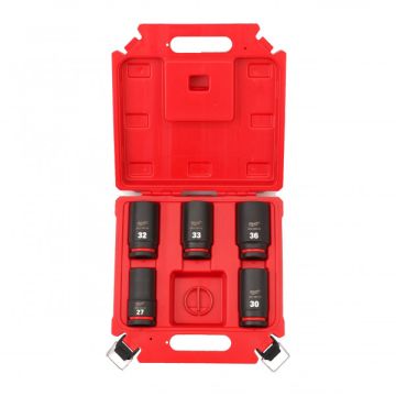 Milwaukee 4932498750 3/4IN SOCKET SET DEEP-5PCS