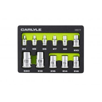 Carlyle CBSET11 11pc External Star Socket Set