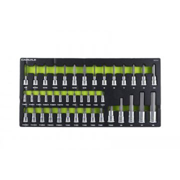 Carlyle CBSTH41 41 Pc Master Star Hex Bit Sckt Set