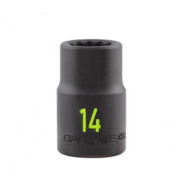Carlyle CIS12114M 1/2dr 14mm 12 Point Impact Socket