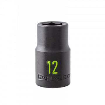 Carlyle CIS1212M 1/2dr 12mm 6pt Standard Imp Sckt
