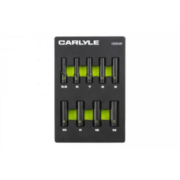 Carlyle CISSD149M 9PC 1/4DR 6PT DEEP SOCKET SET