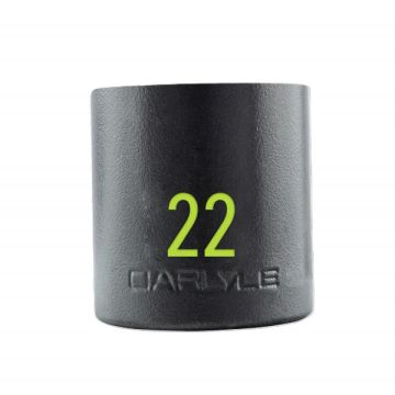 Carlyle CISST1222M 1/2dr 22mm 6pt Shallow Impact Sckt