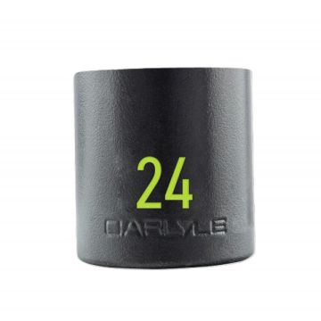 Carlyle CISST1224M 1/2dr 24mm 6pt Shallow Impact Sckt
