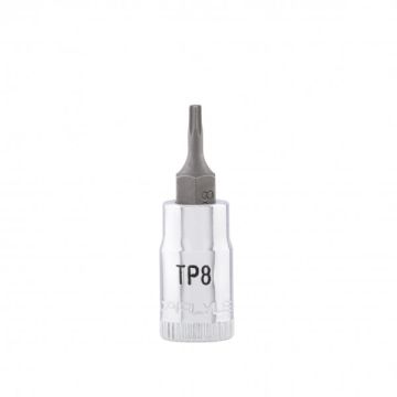Carlyle CS14TP8 1/4DR TP8 RIBE BIT SOCKET
