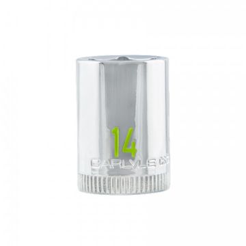 Carlyle CS38014M 3/8dr 14mm 6pt Chrome Socket
