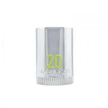 Carlyle CS38020M 3/8dr 20mm 6pt Chrome Socket