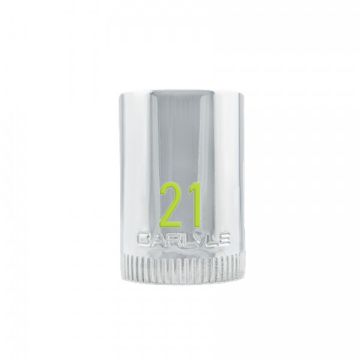 Carlyle CS38021M 3/8dr 21mm 6pt Chrome Socket