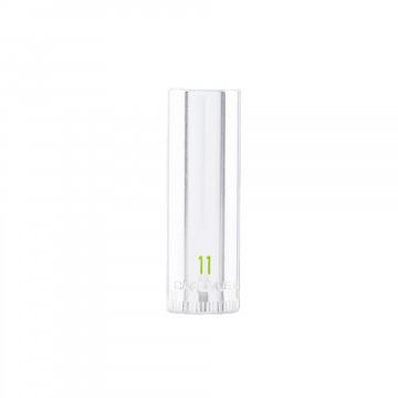 Carlyle CSD14011M 1/4dr 11mm 6pt Deep Chrome Socket