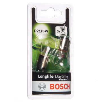 Bosch 1987301055 L/Life P21/5w 12v 21/5w Bay15d (X2)