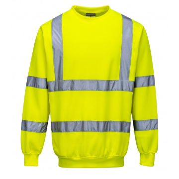 Portwest B303YERXXXL 379 Yellow Hivis Sweatshirt 3xl
