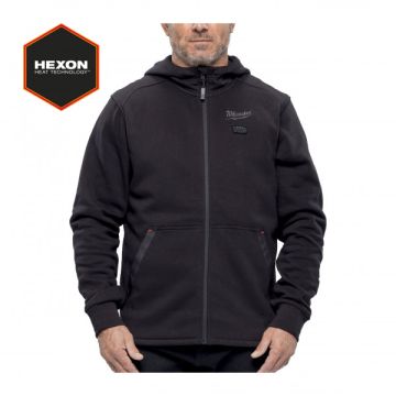 Milwaukee 4932499191 M12 HEXON HEATED HOODIE BLACK XXL