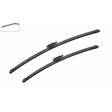 Bosch 3397007117 2x Wiper Blades (Pair) Flat / Aero type